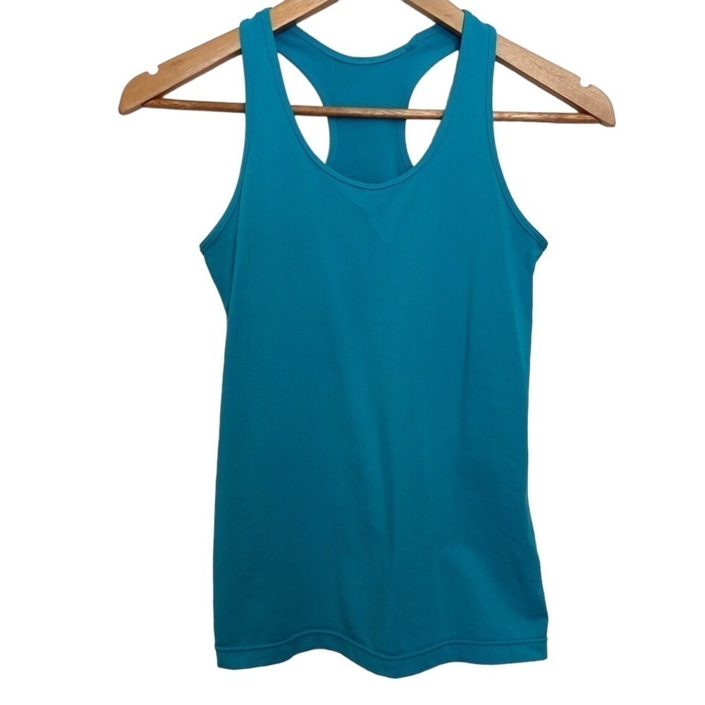 Lululemon  turquoise/cerulean blue racer back camisole small blue sport gym wear